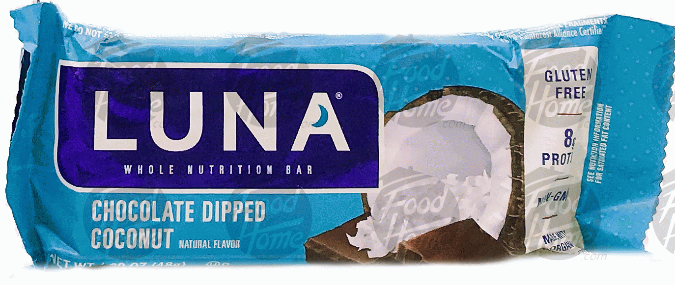 Luna  chocolate dipped coconut whole nutrition bar Full-Size Picture